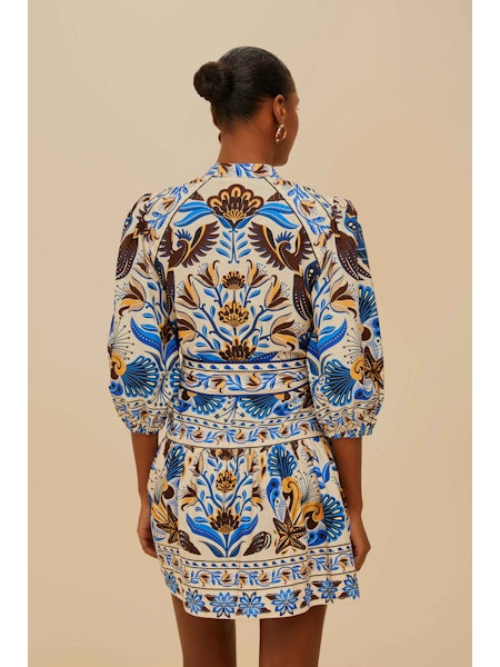 NATURE LAND SAND MINI DRESS