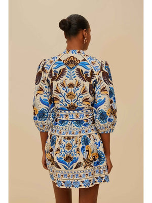 NATURE LAND SAND MINI DRESS