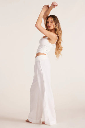 FOLD OVER WAIST BEACH PANT