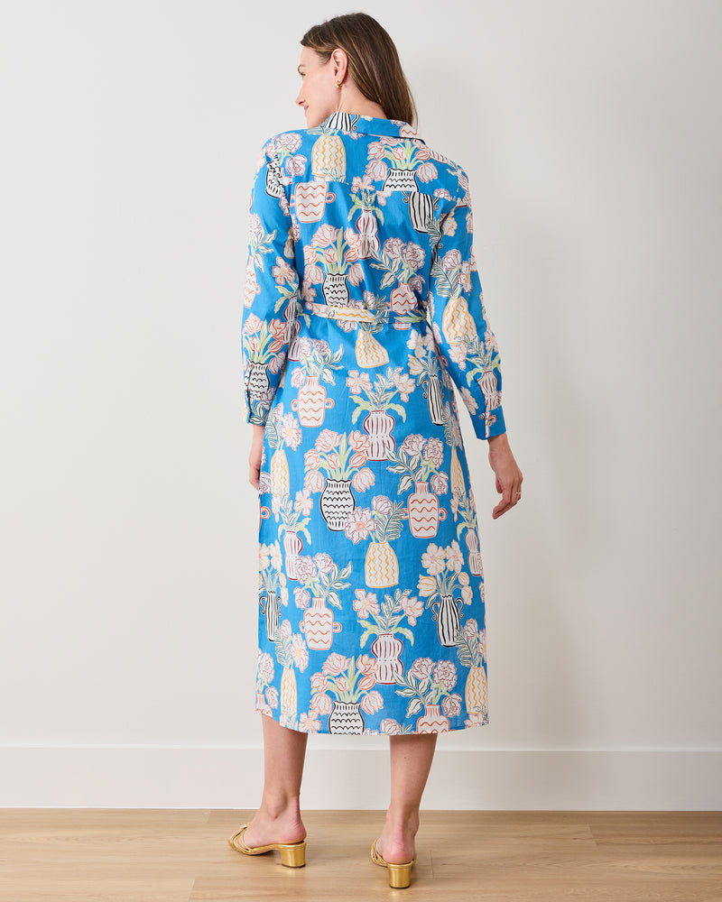 MONACO MIDI DRESS ANTIQUE VASES