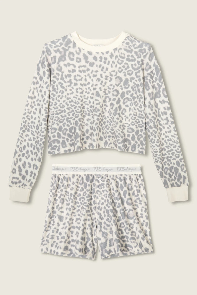 BOYFRIEND BOXER SHORT PJ SET