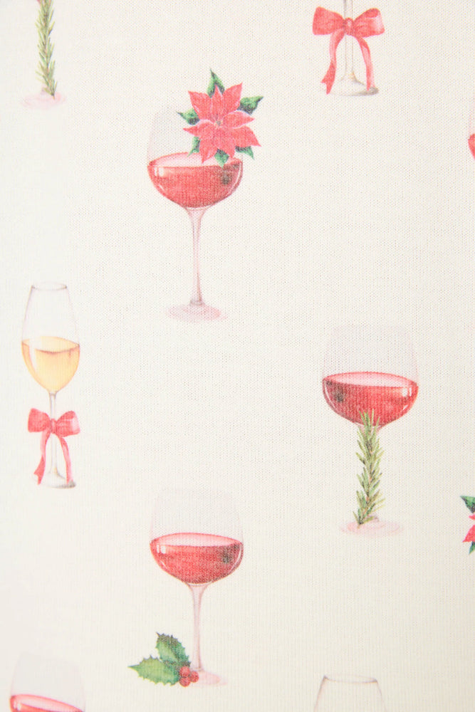 LETS GET TOASTY LONG SLEEVE PJ TOP