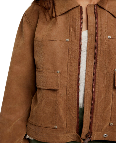 BLAIR VEGAN SUEDE JACKET