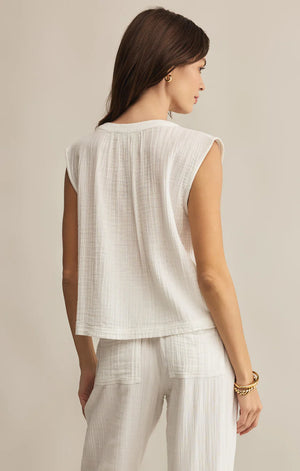 CLIFFSIDE V NECK AIRY TOP