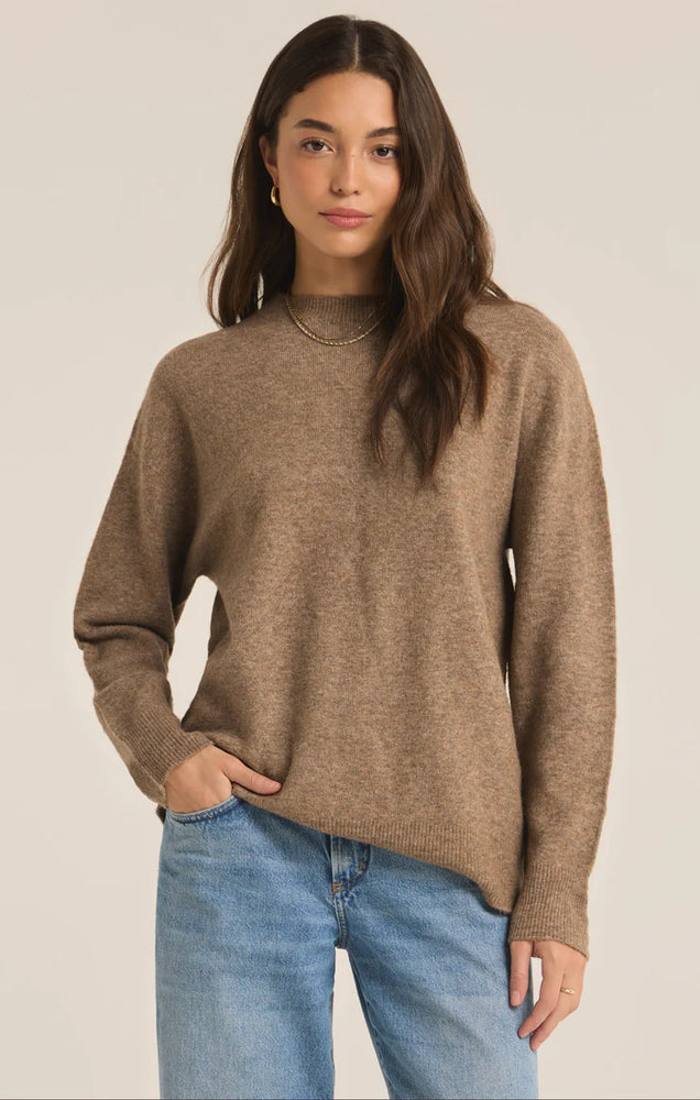 Z SUPPLY GIA CREW NECK SWEATER 