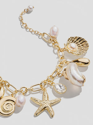 ISLA  CHARM BRACELET - PEARL