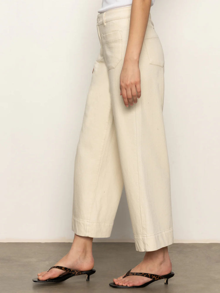 SOFT MARINE WIDE LEG CROP PANT