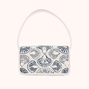 SEA SHELLS BEADED HANDBAG