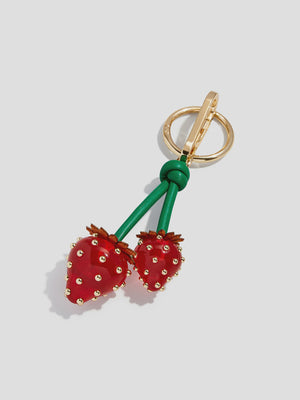 BERRY SWEET STRAWBERRY BAG CHARM