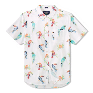 THE DUDE WHERES MACAW PERFORMANCE FRIDAY SHIRT