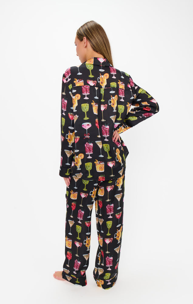 SILKY COCKTAILS PJ SET