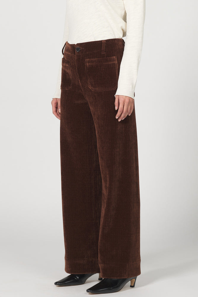 AUDREY WIDE LEG PANT CORDUROY 55E322CIO